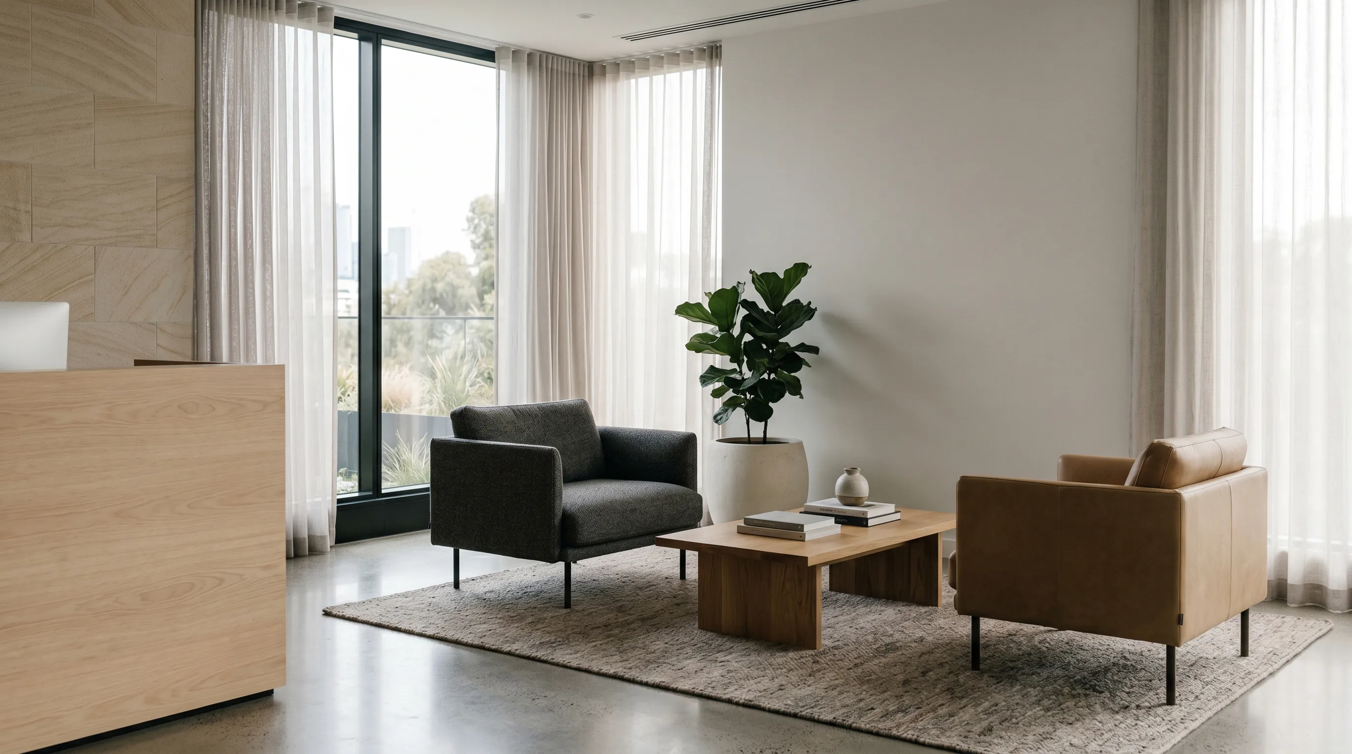 Andrew Savage in a professional but relaxed setting, conveying approachability and confidence